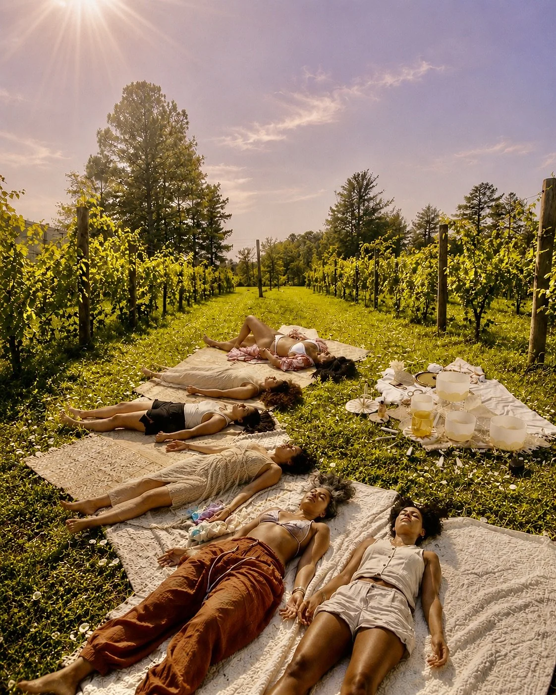 Wellness Wednesday: A Sound Bath in the Vineyard