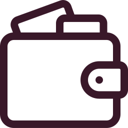 Silhouette of a dark wallet with some cards visible inside.