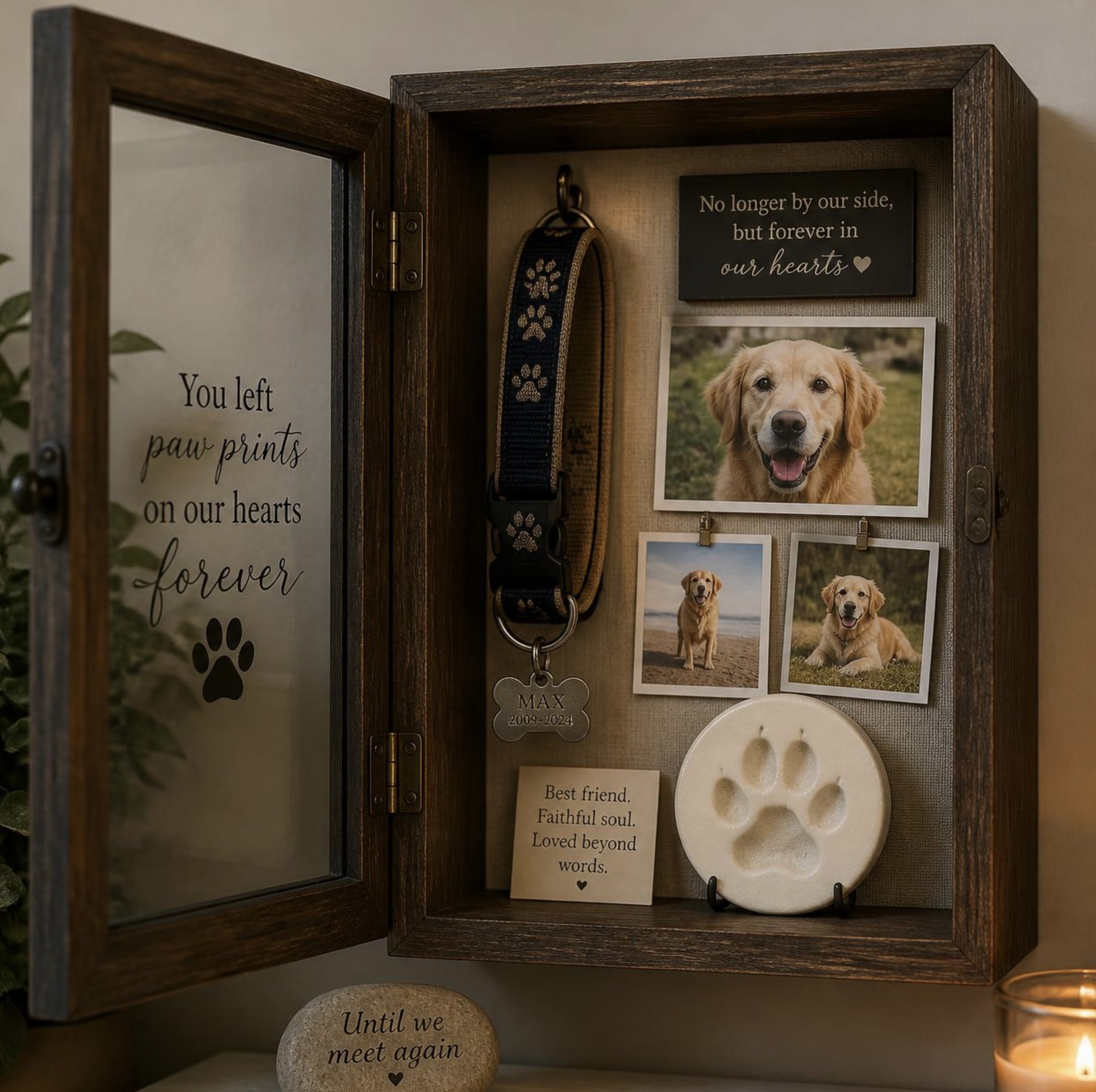 Add on: Memorial Shadow Box for your pet