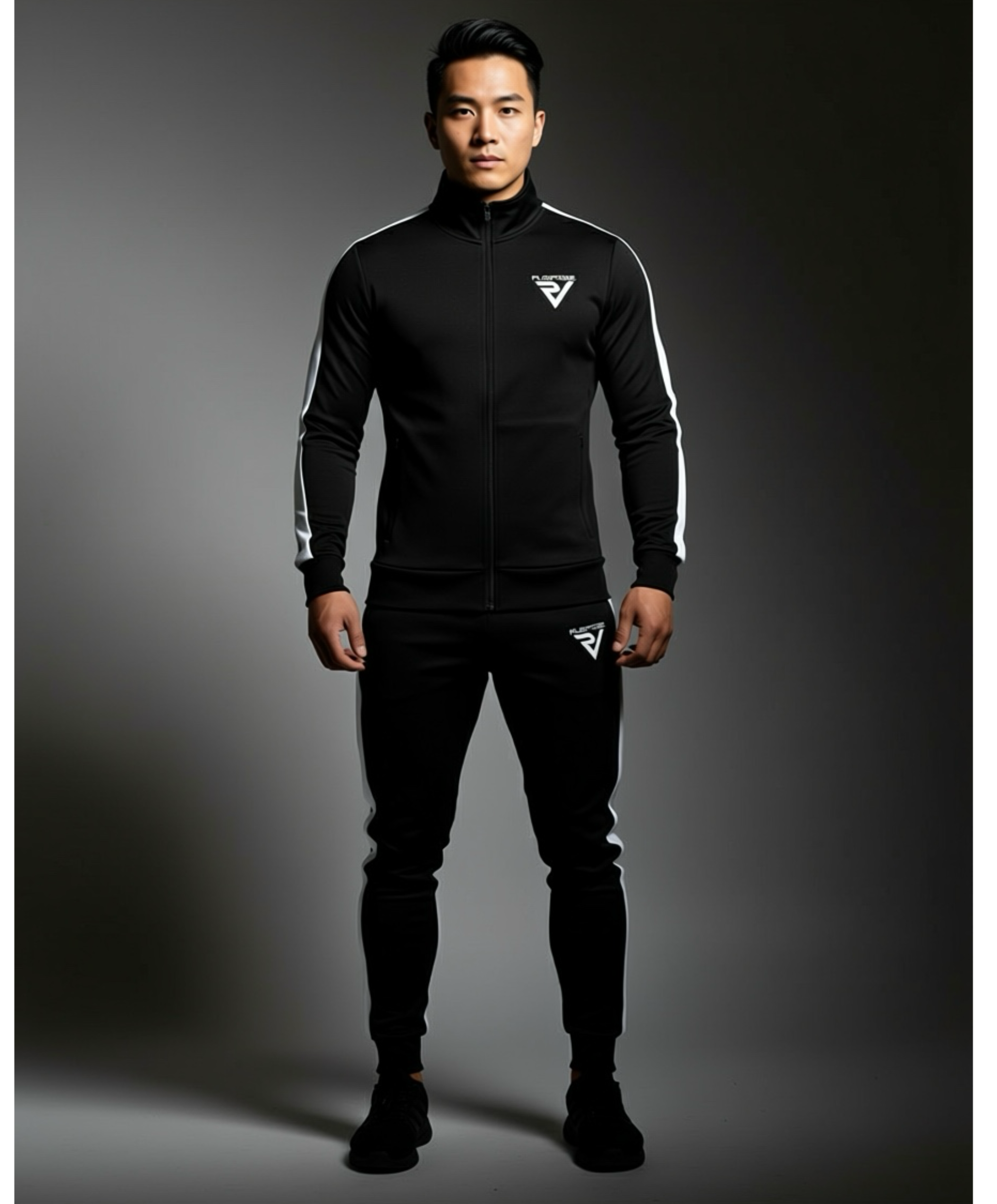 Unisex Tracksuit (Full Zip Sports Jogging Suit Set)