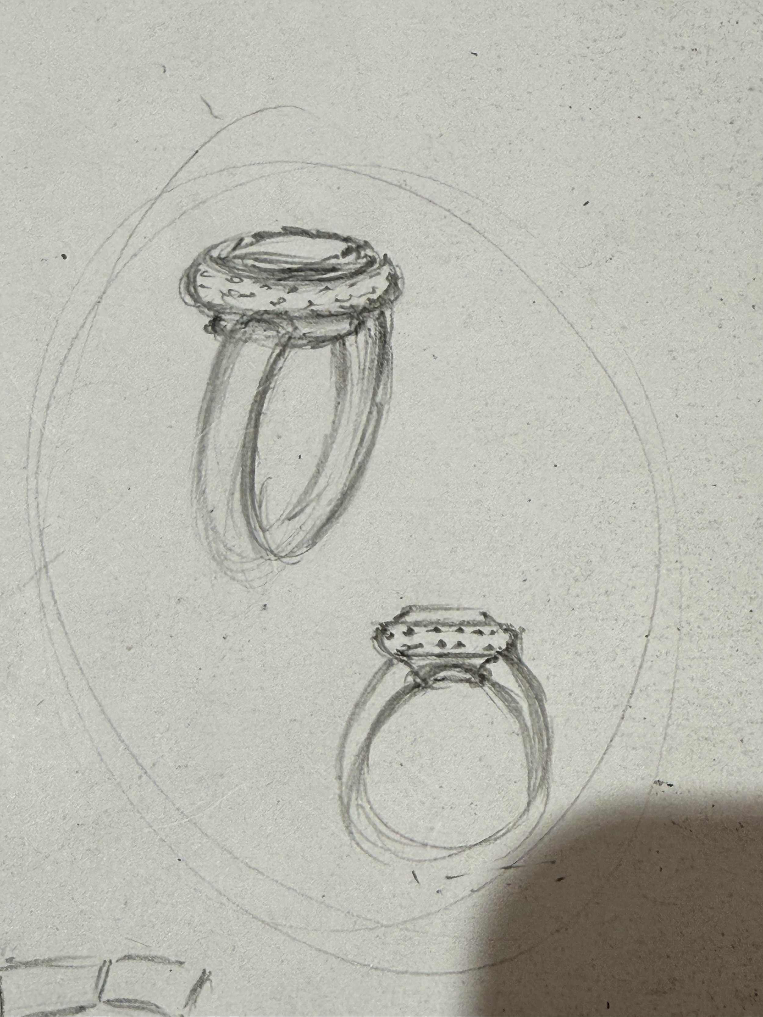 Sketch bespoke ring