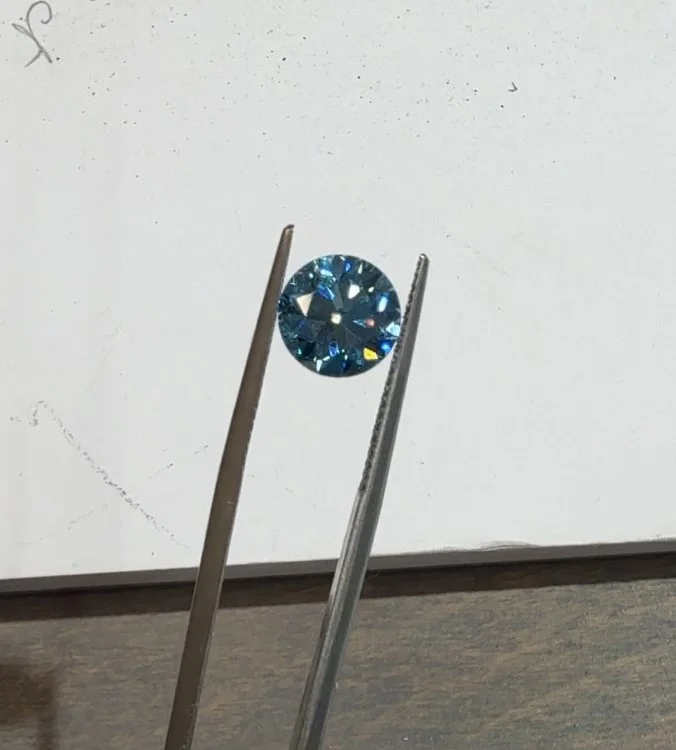 Fancy blue vivid diamond