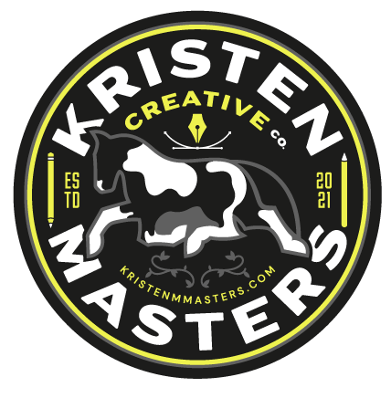 Full-color logo design for Kristen Masters Creative.