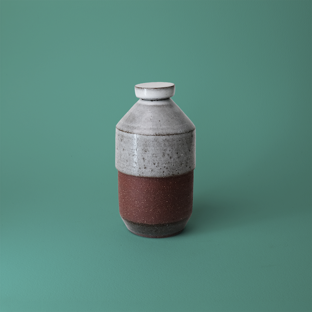 pour bottle + clay cork