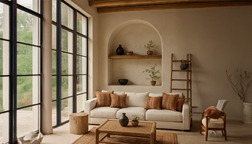 SERVICIO 2 Sesión inicial presencial en Cuzco (región). Propuesta de interiores hasta 5 ambientes. Desglose de ambientación. No incluye implementación. Solicita tu presupuesto sin cargo