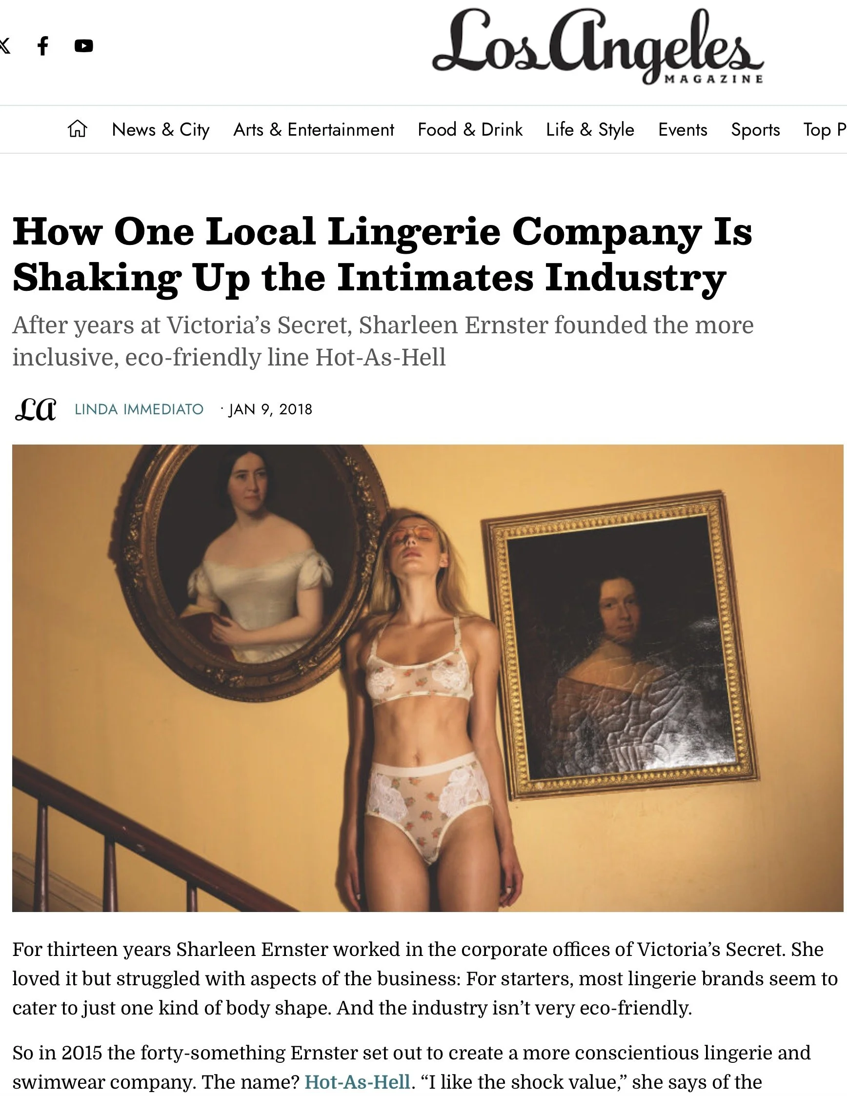 Los Angeles Magazine We Are HAH 