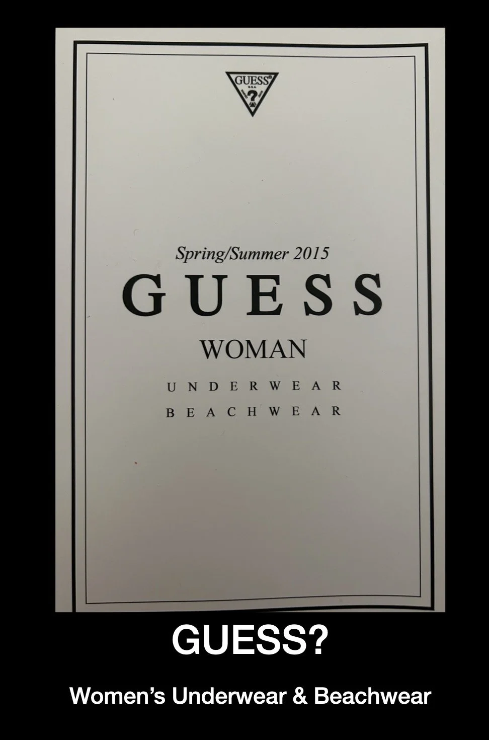 Guess Women's Underwear & Beachwear Lookbook