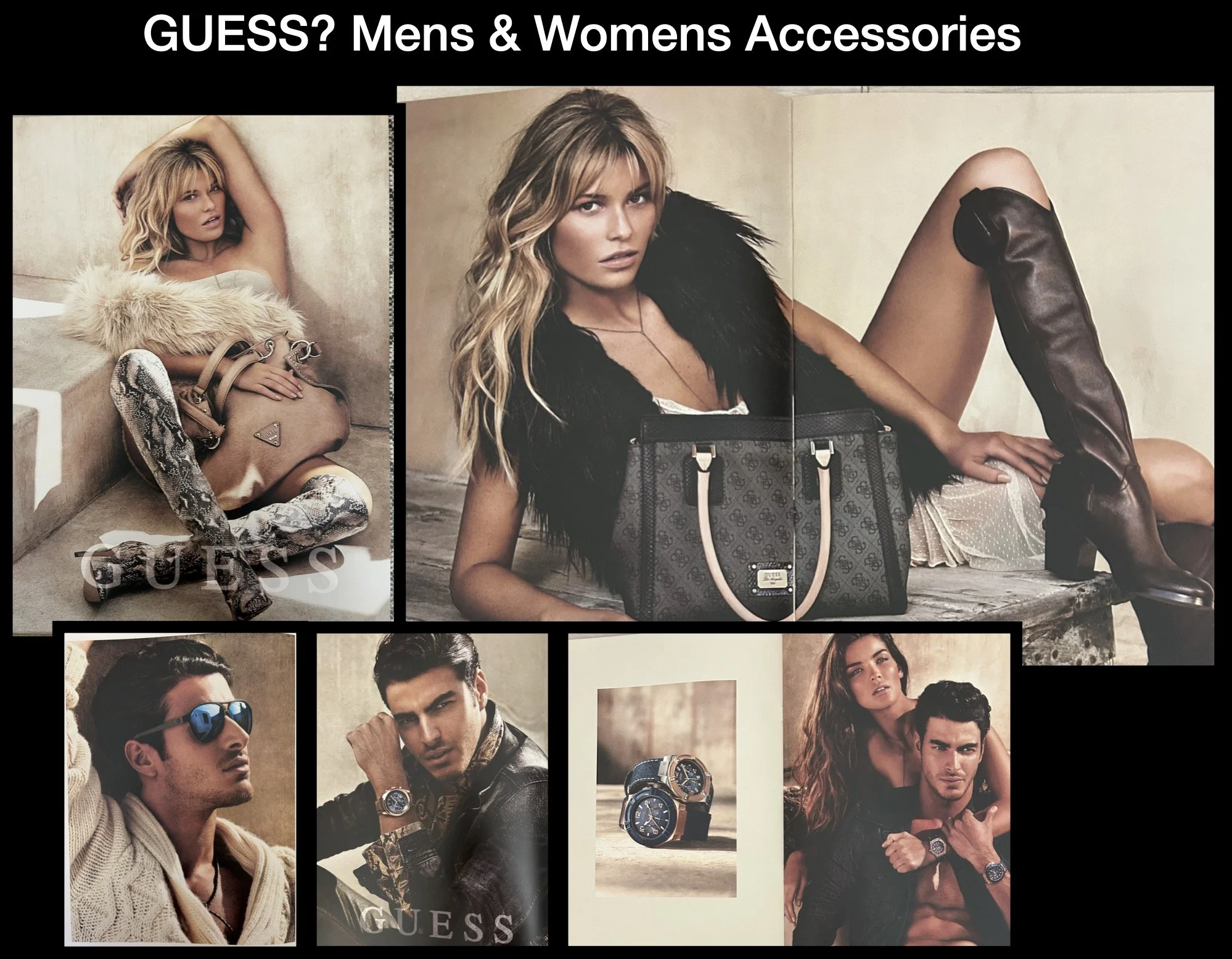 Guess Accessories Man+Women Bags, Shoes, Eyewear, Watches, Belts 