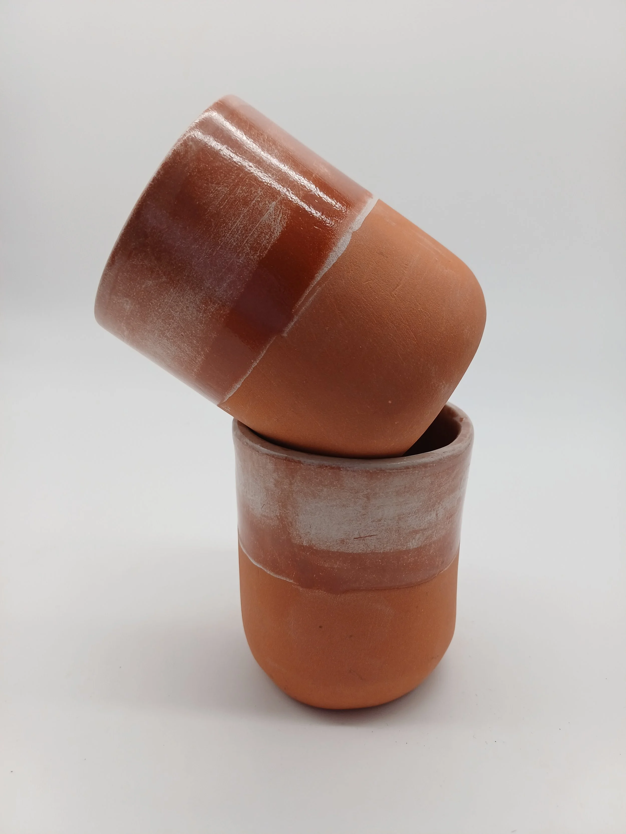 Set de Vasos Artesanales de Cerámica