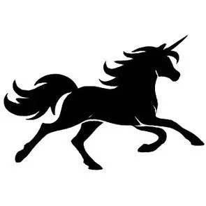 Geometric drawing of an outline square with sections divided by vertical, horizontal, and half circle lines.