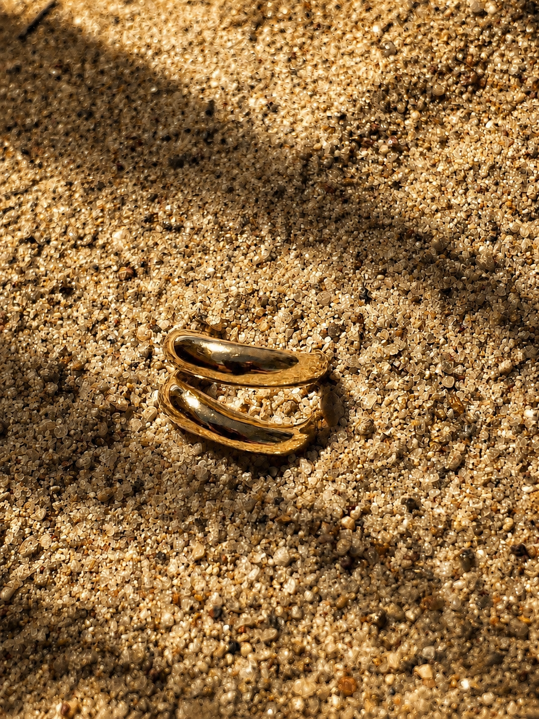 The Gold Two Row Ring
