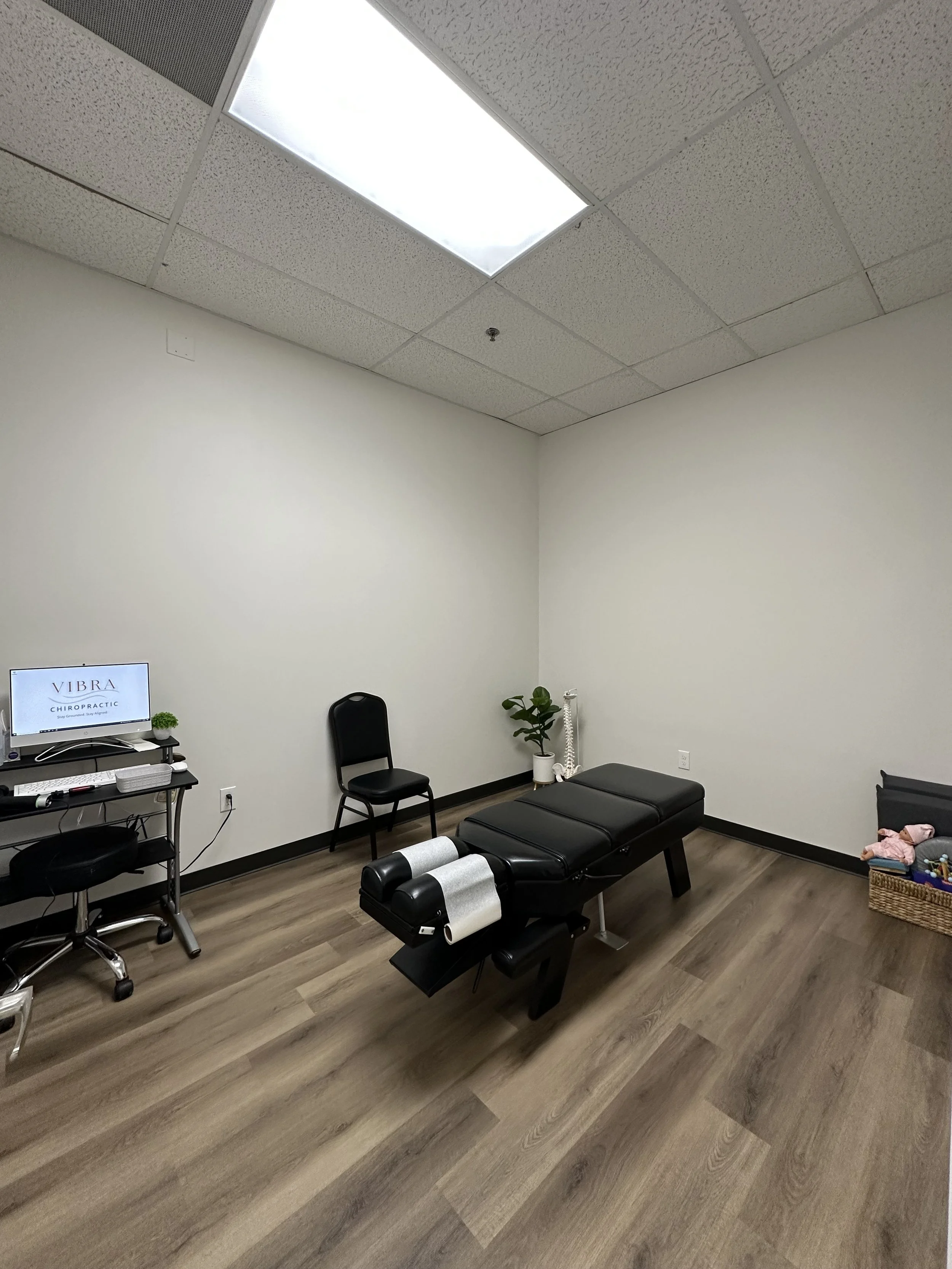Adjustment Room at Vibra Chiropractic in Woodstock
