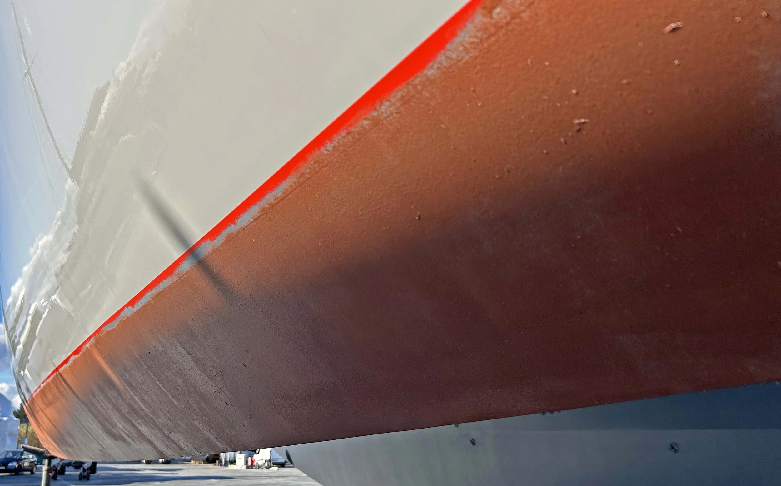 Antifoul Coppercoat trimaran