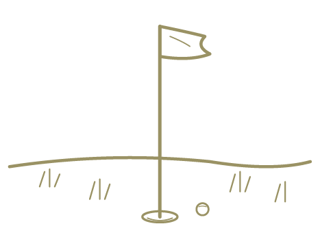 Icon for the adjacent Hurricane Creek golf course