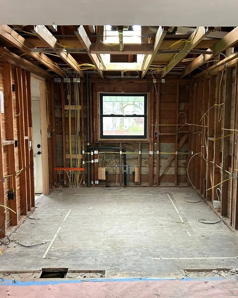 All new electrical going into this renovation. Keep an eye out for the finished product.