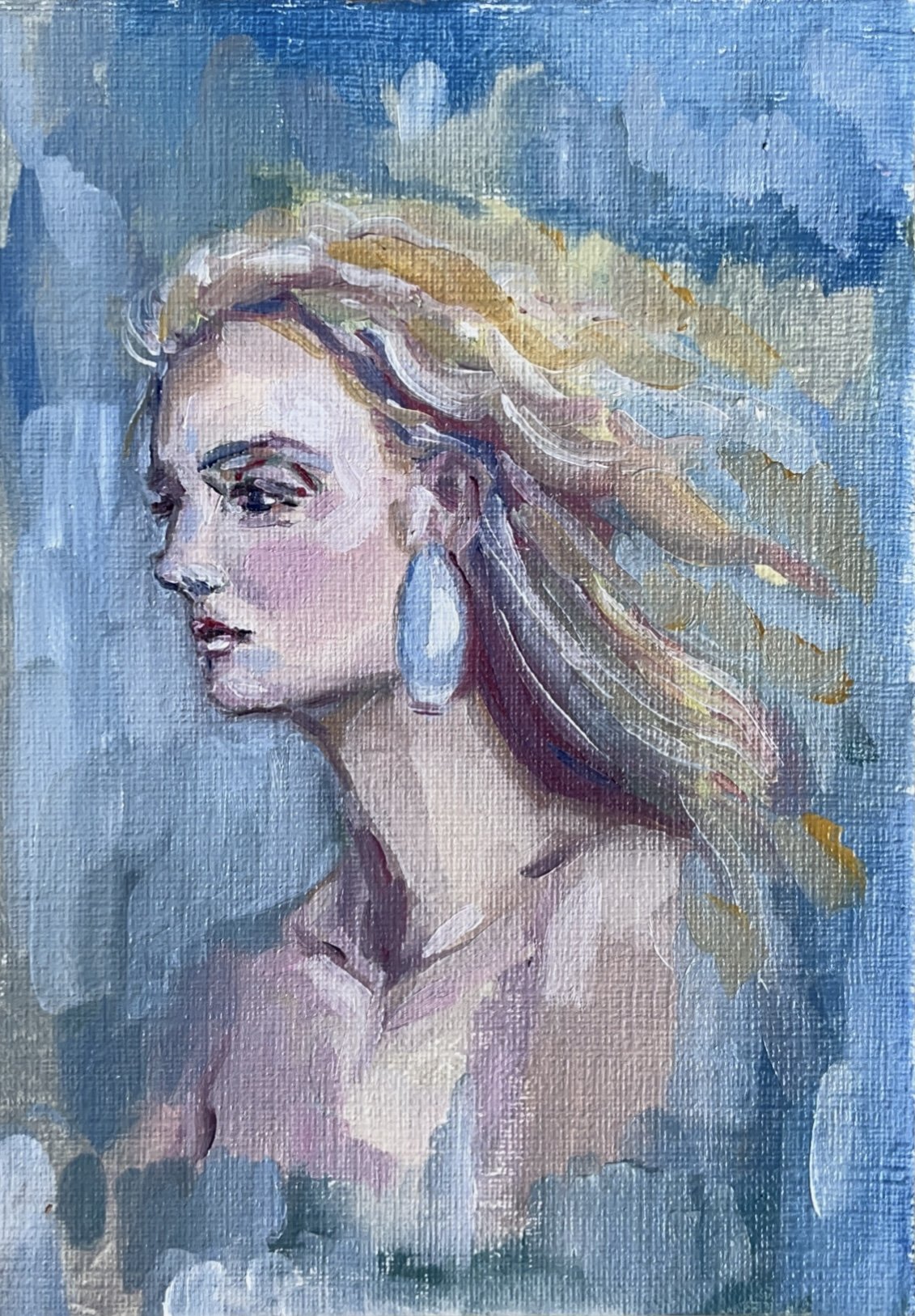 "VENUS"
Oil on paper, September 2026

 10×15 cm