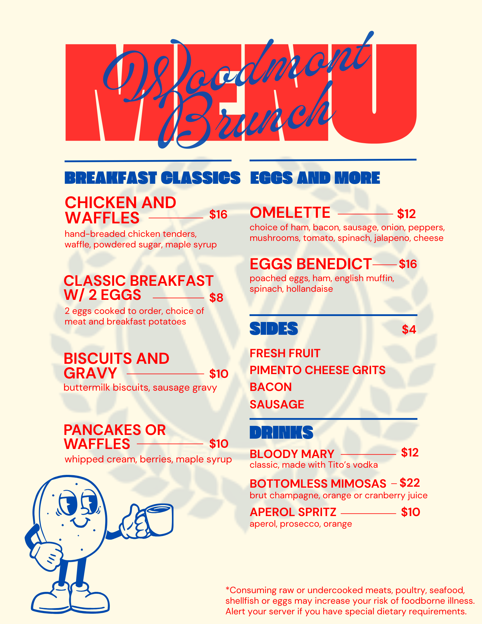 Official Brunch Menu