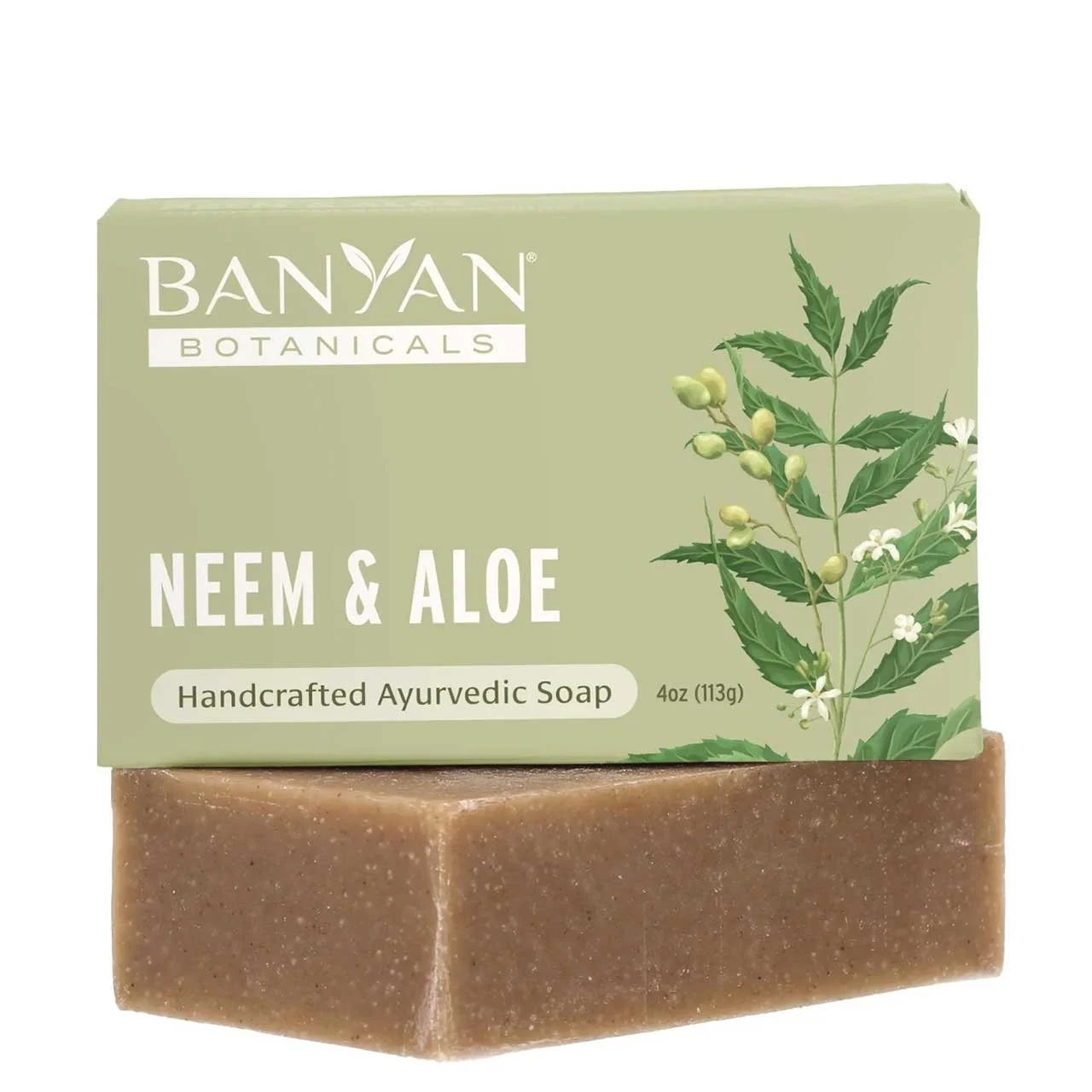 Neem & Aloe Soap 4oz. | Banyan Botanicals