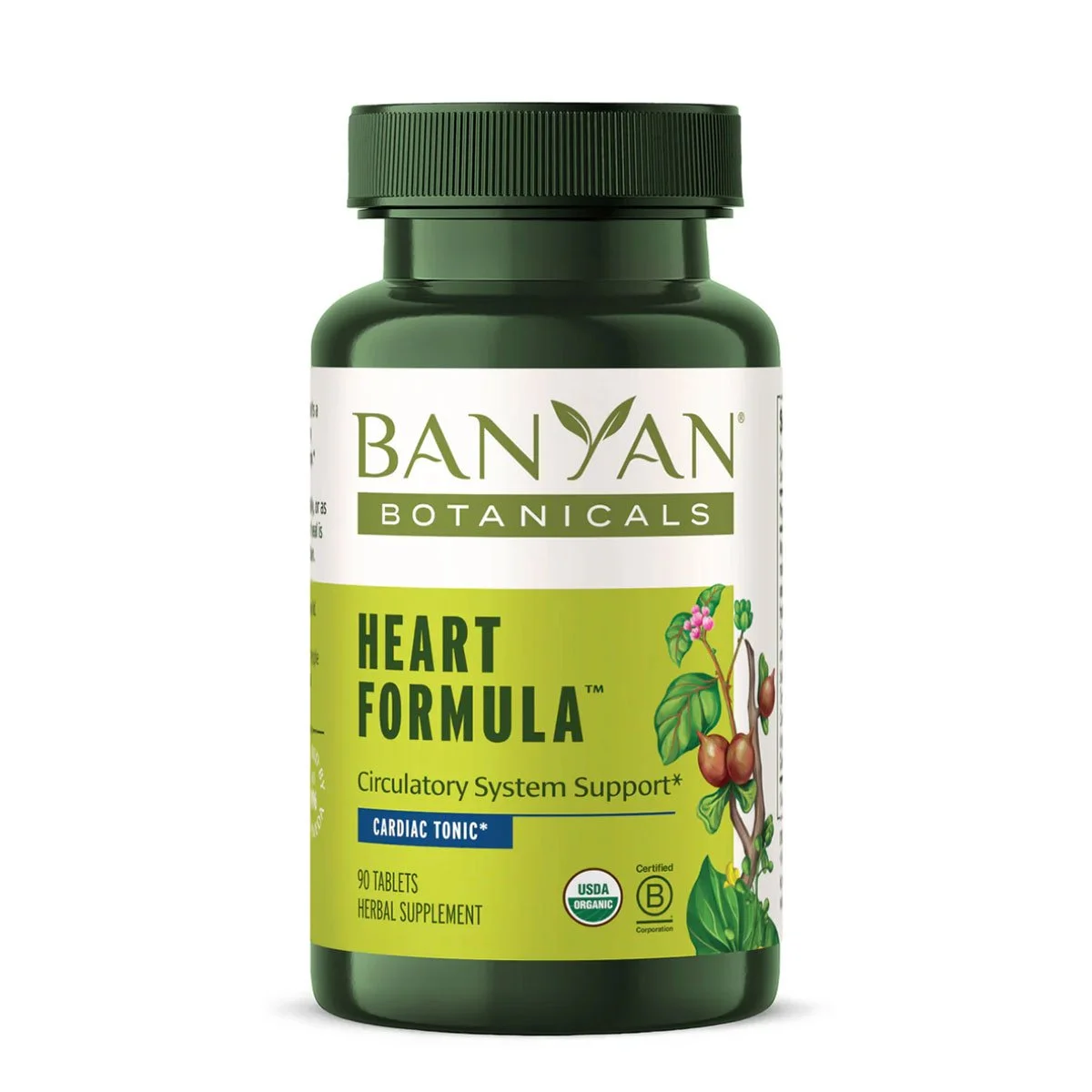 Heart Formula Herbal Supplement (90 tablets) | Banyan Botanicals