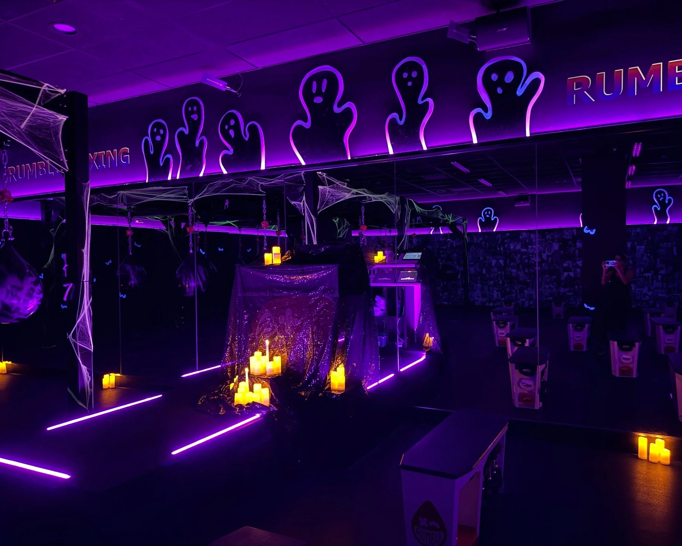 Rumble Boxing | Halloween Install