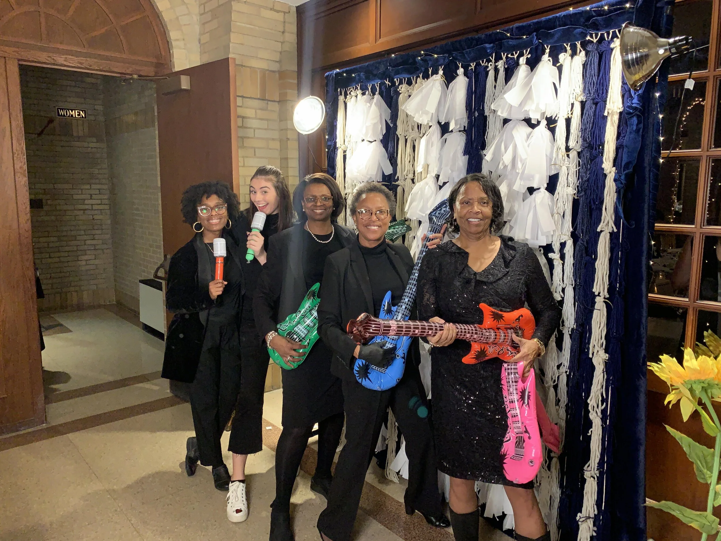 A quick break from a busy wedding to take a fun pic!