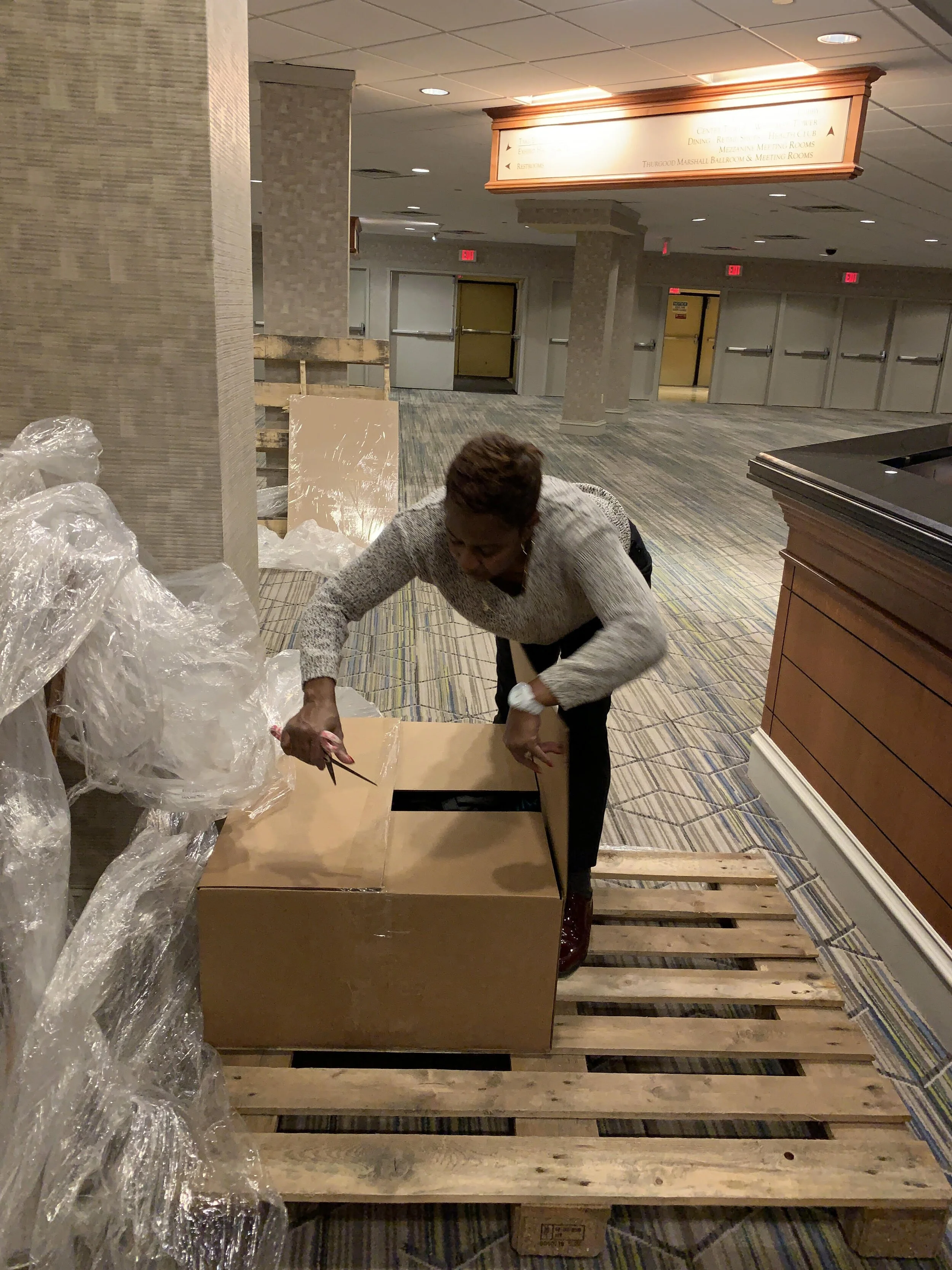 We opened 400 boxes this night! I couldn't have made it without you Kim! Thank you!
