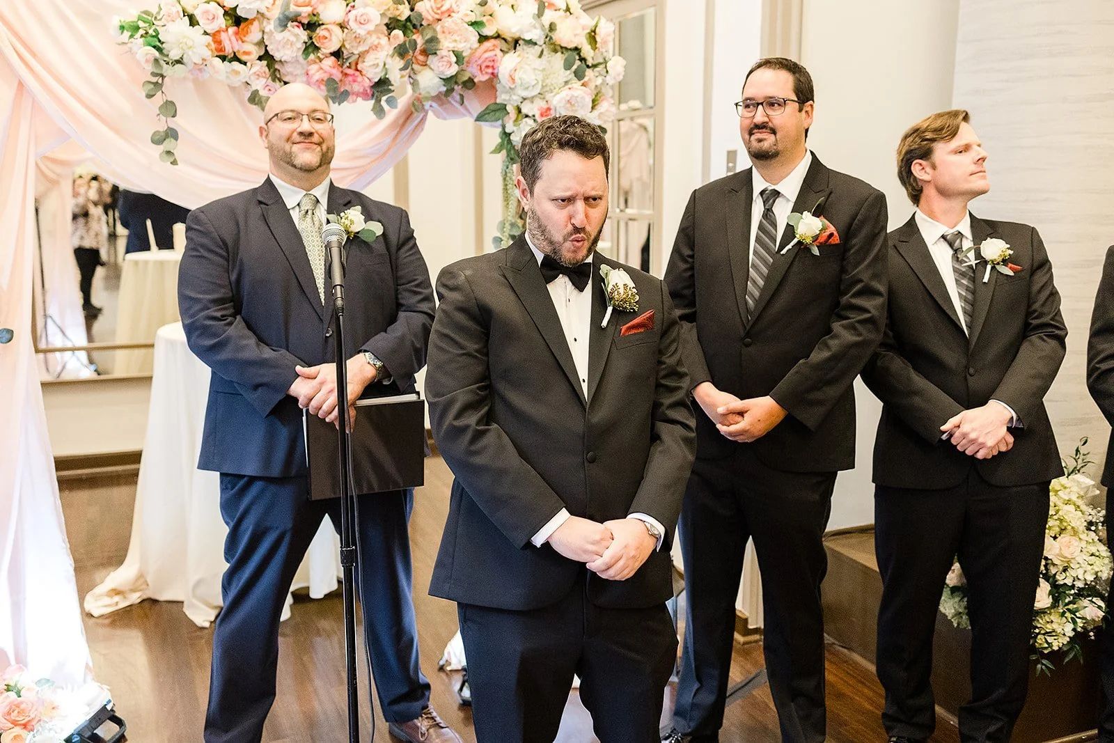 The look you get coming down the aisle
