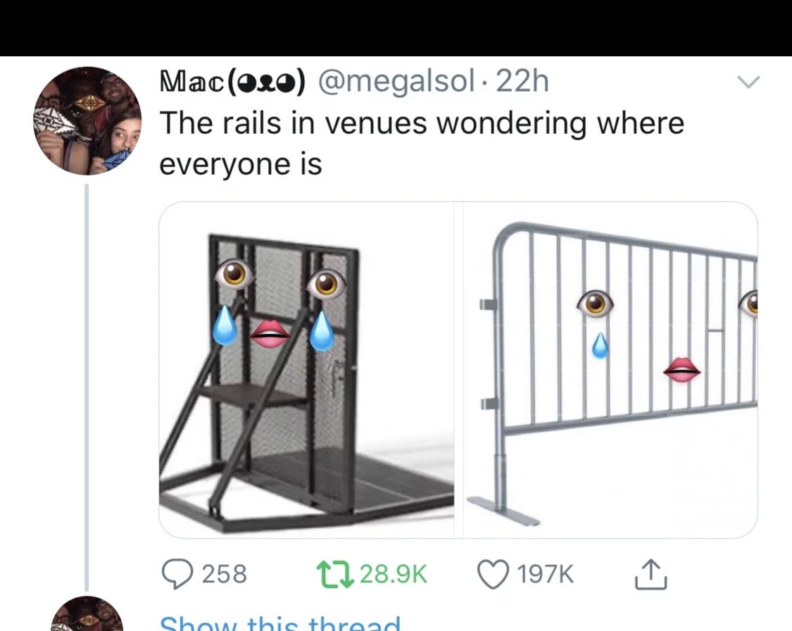 We miss events🥺