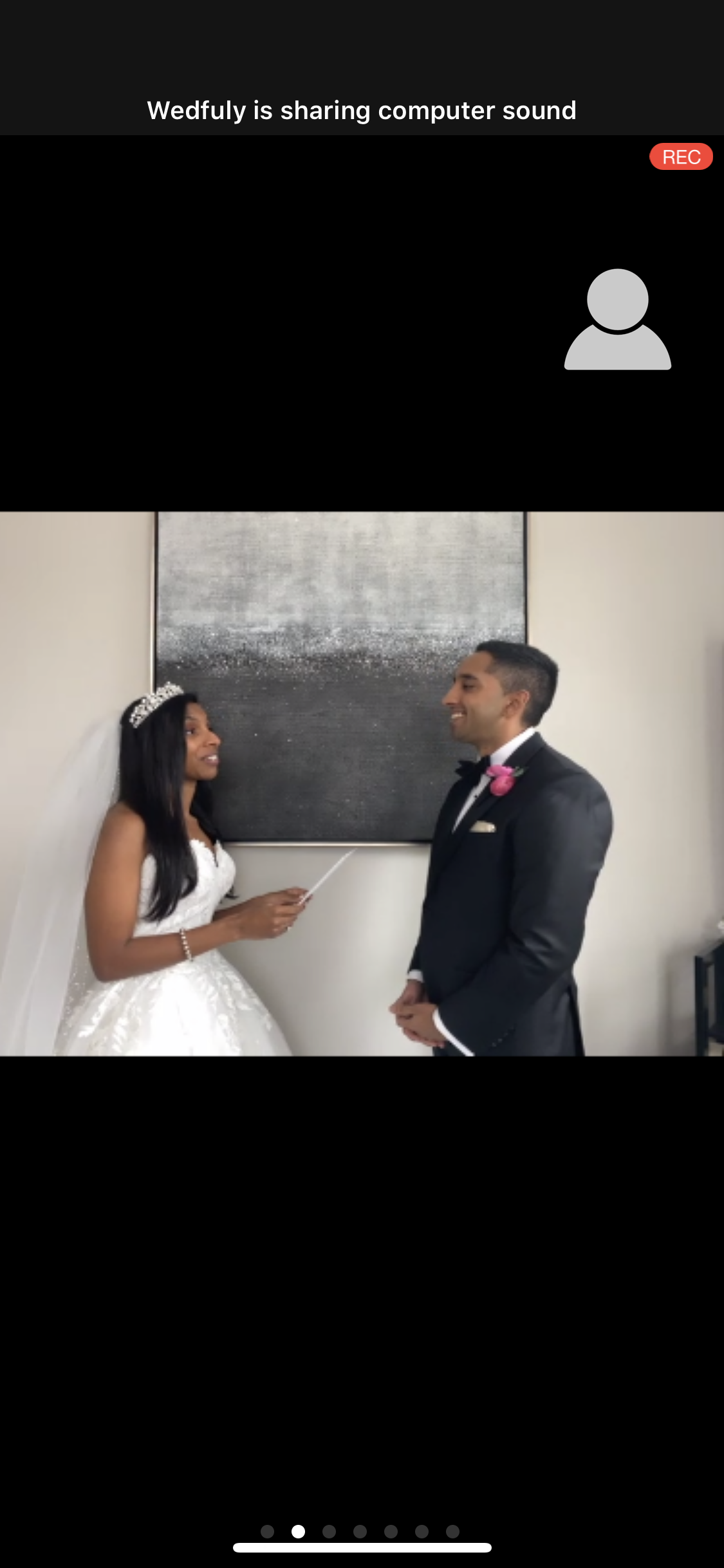 Zoom wedding