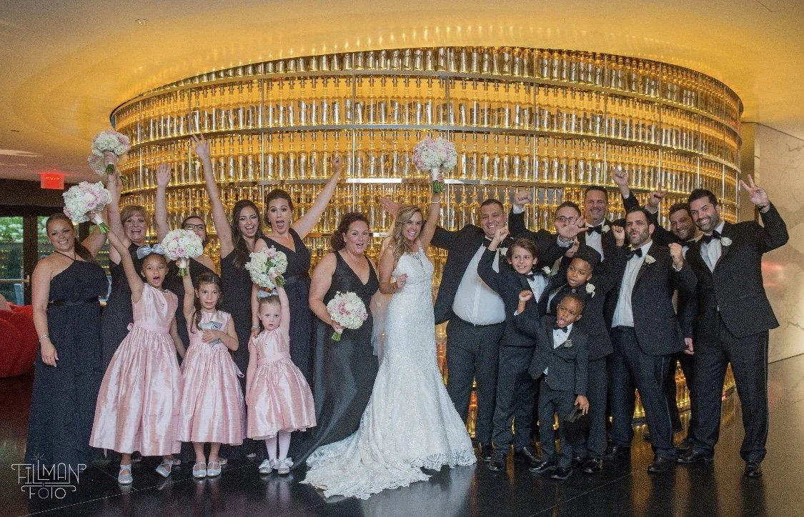 EXcited bridal party