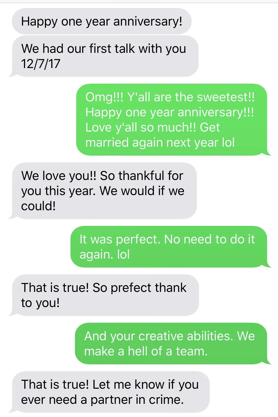 The first time we talked 🤗