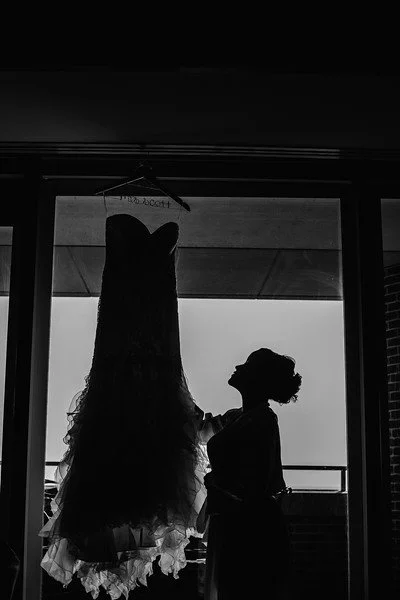 A girl and her gown 