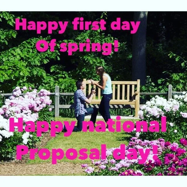 #firstdayofspring #nationalproposalday