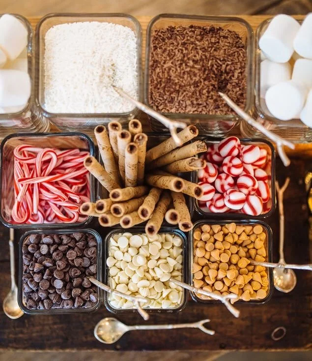 Hot coco bar! Yummy