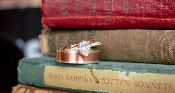 Rose gold. #Engagement #rings #wedding