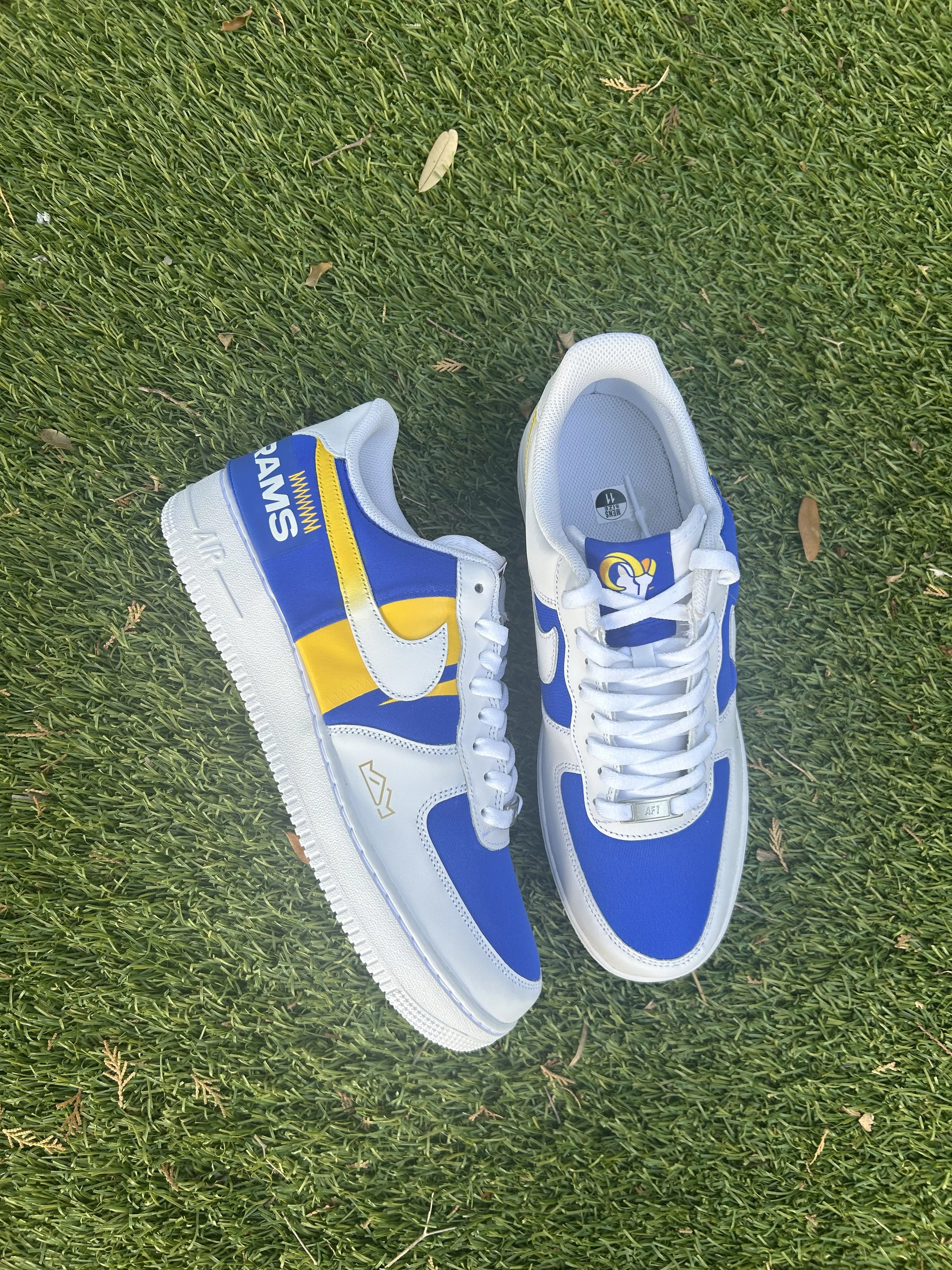 LA Rams Upcycled Jersey Shoe