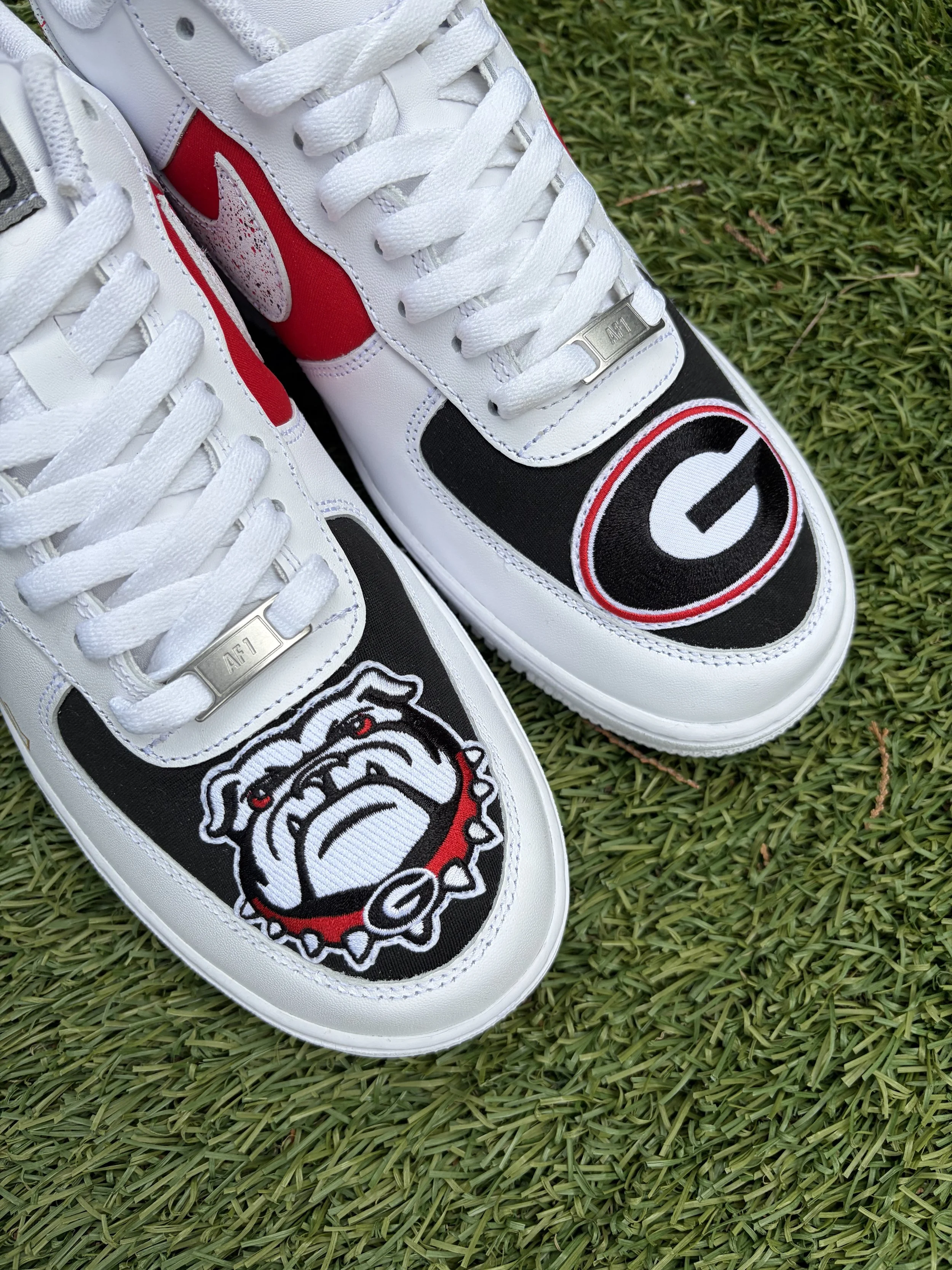 Georgia Bulldogs Upcycled Jersey Shoe