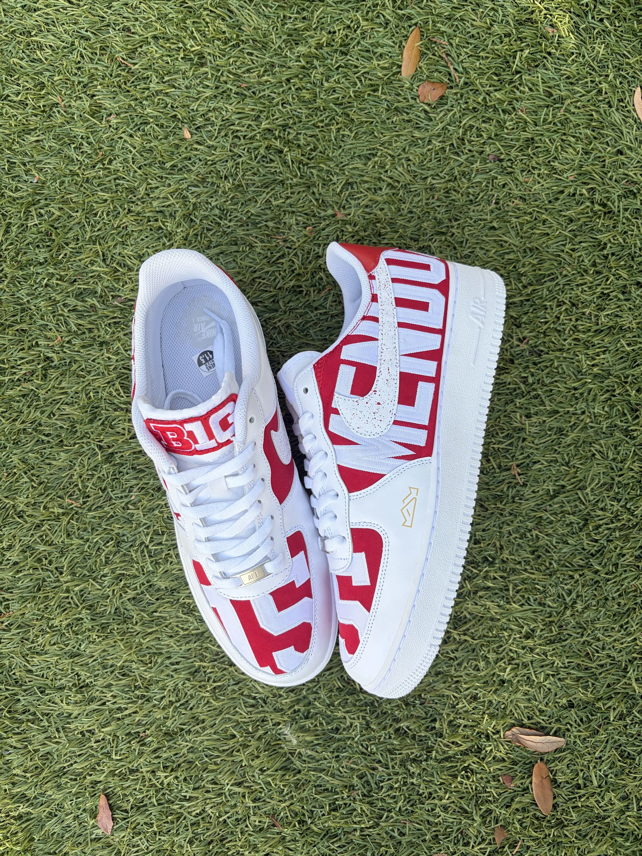 Fernando Mendoza Indiana Hoosiers Upcycled Jersey Shoe