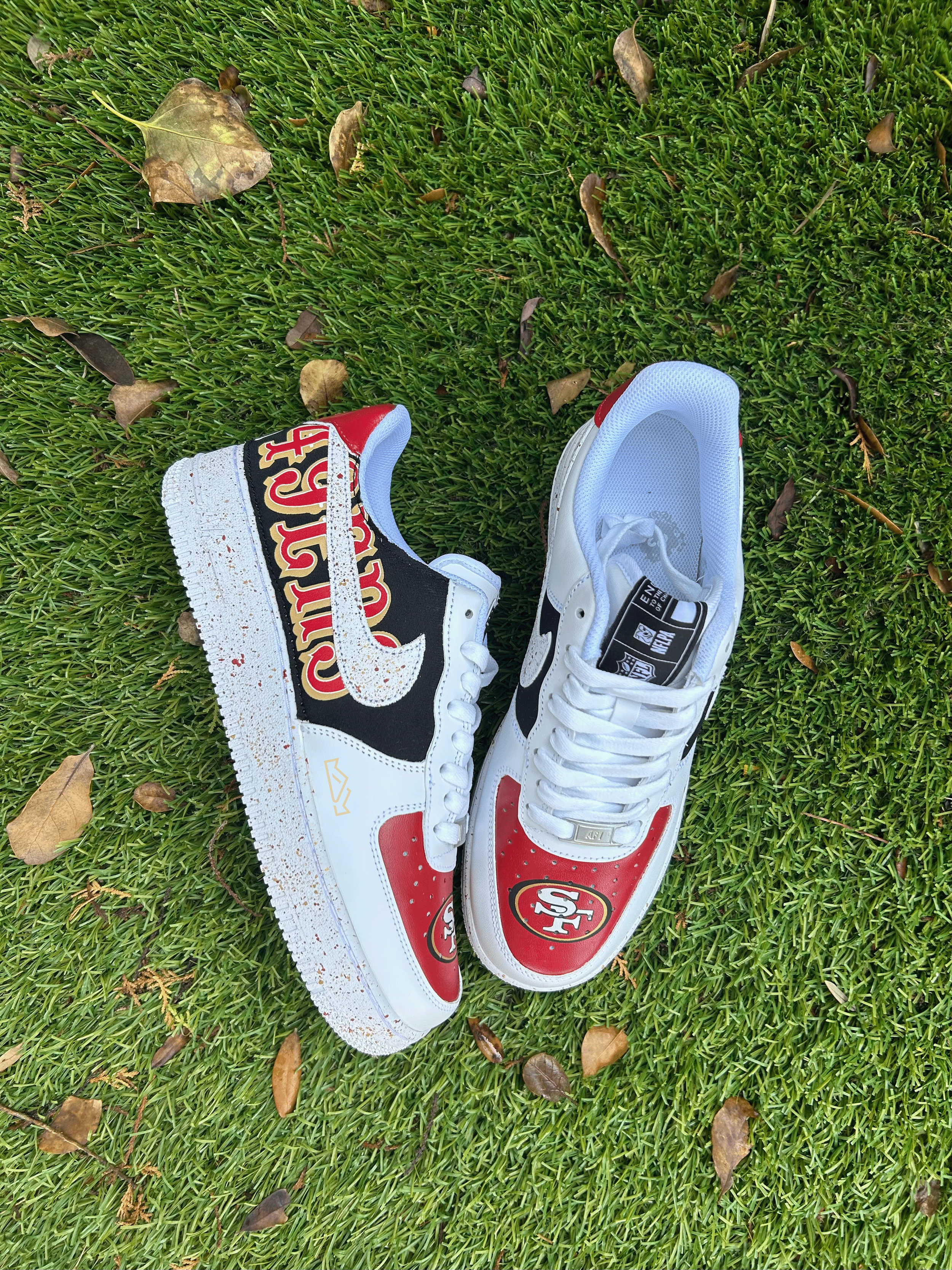 San Francisco 49ers Upcycled Jersey Shoe