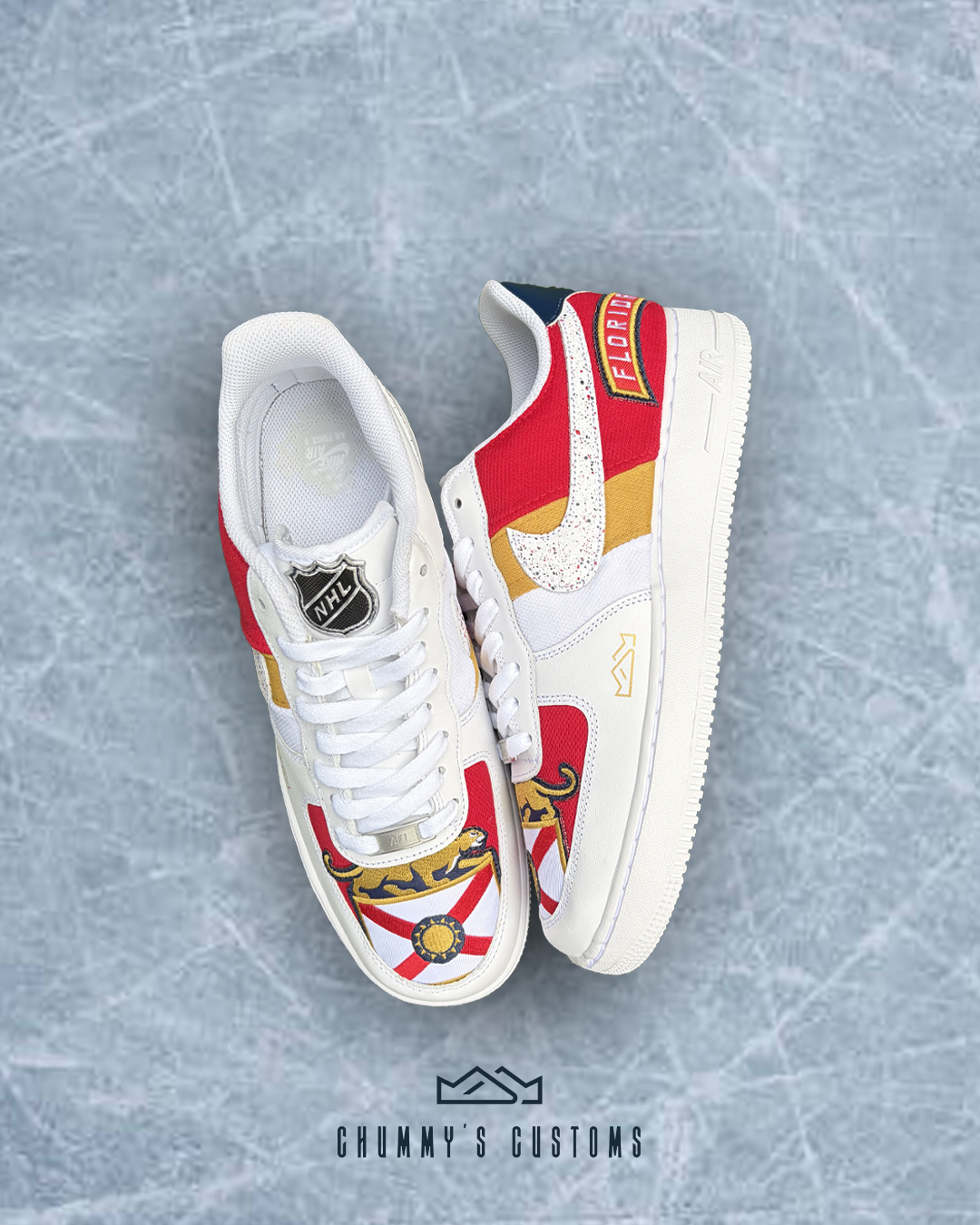 Florida Panthers Upcycled Jersey Shoe