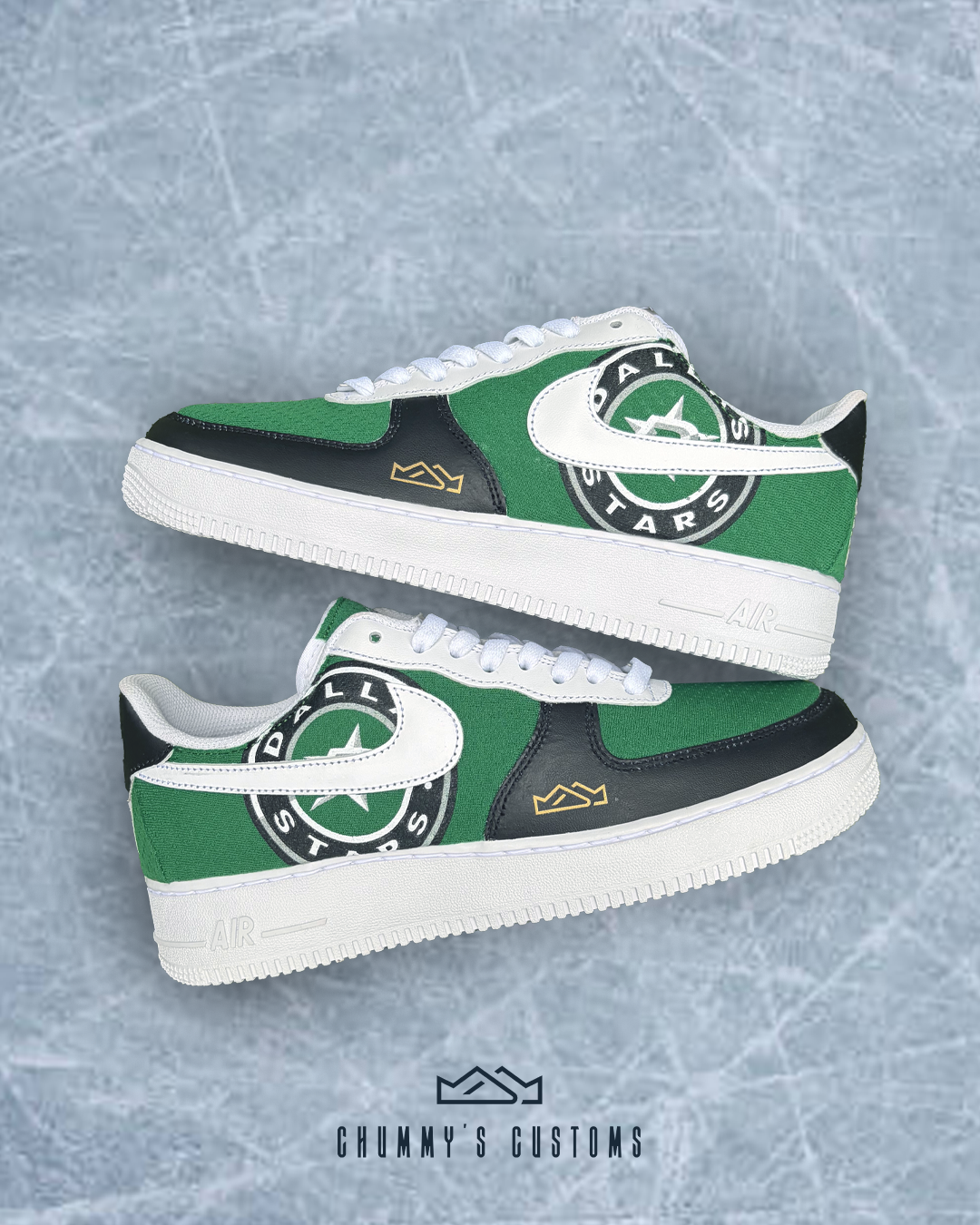 Dallas Stars Upcycled Jersey Shoe