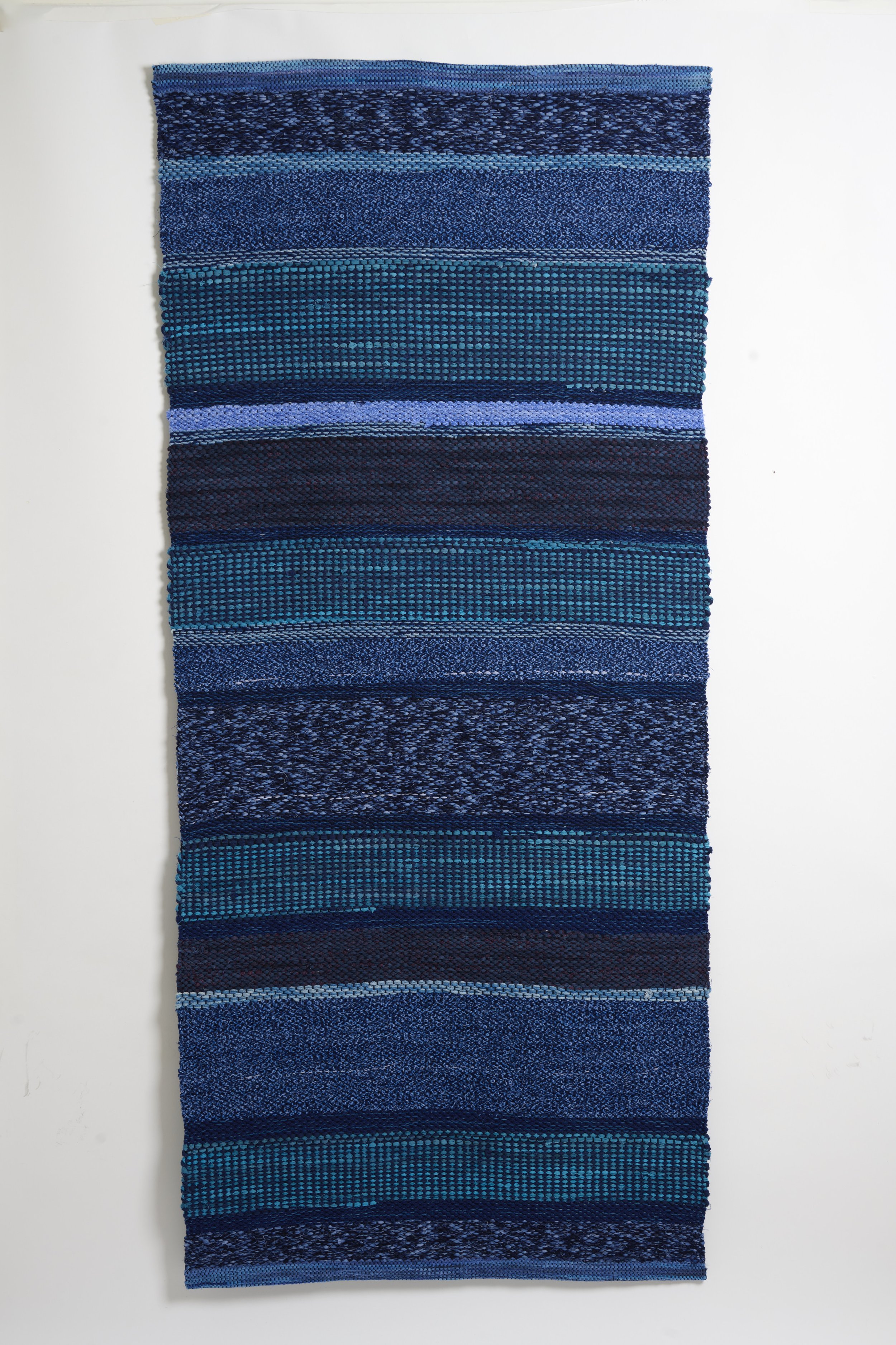 “Rag Rug Sweden #3”, Cotton, 2’x5’, 2025.