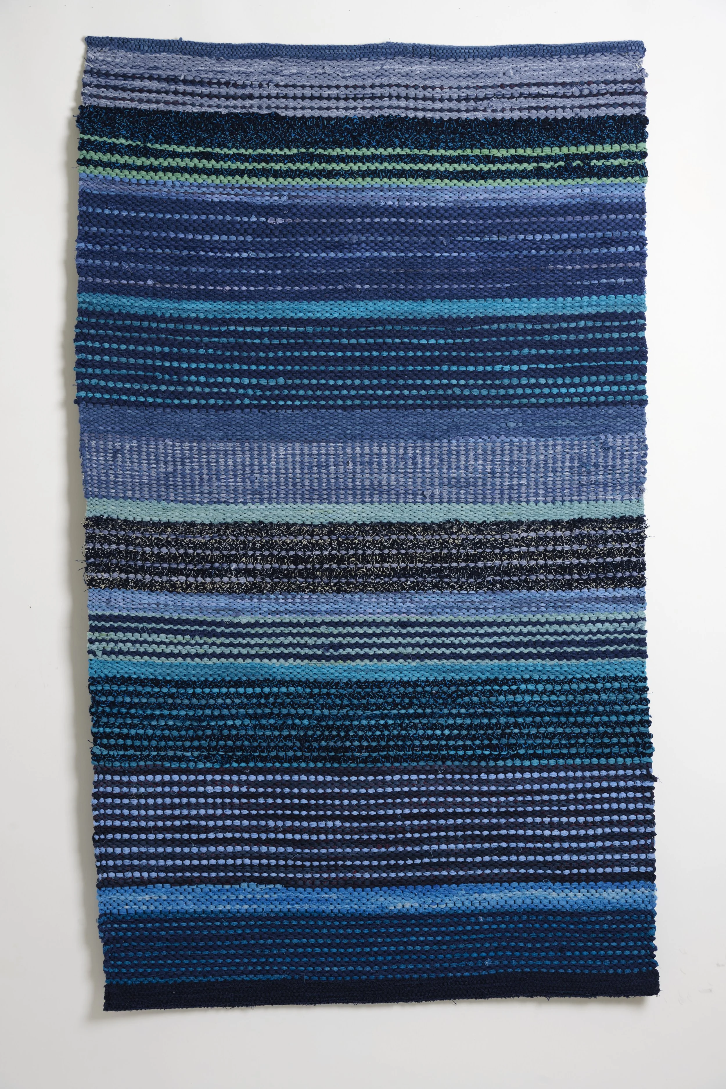 “Rag Rug Sweden #2”, Cotton, 2’x4’, 2025.