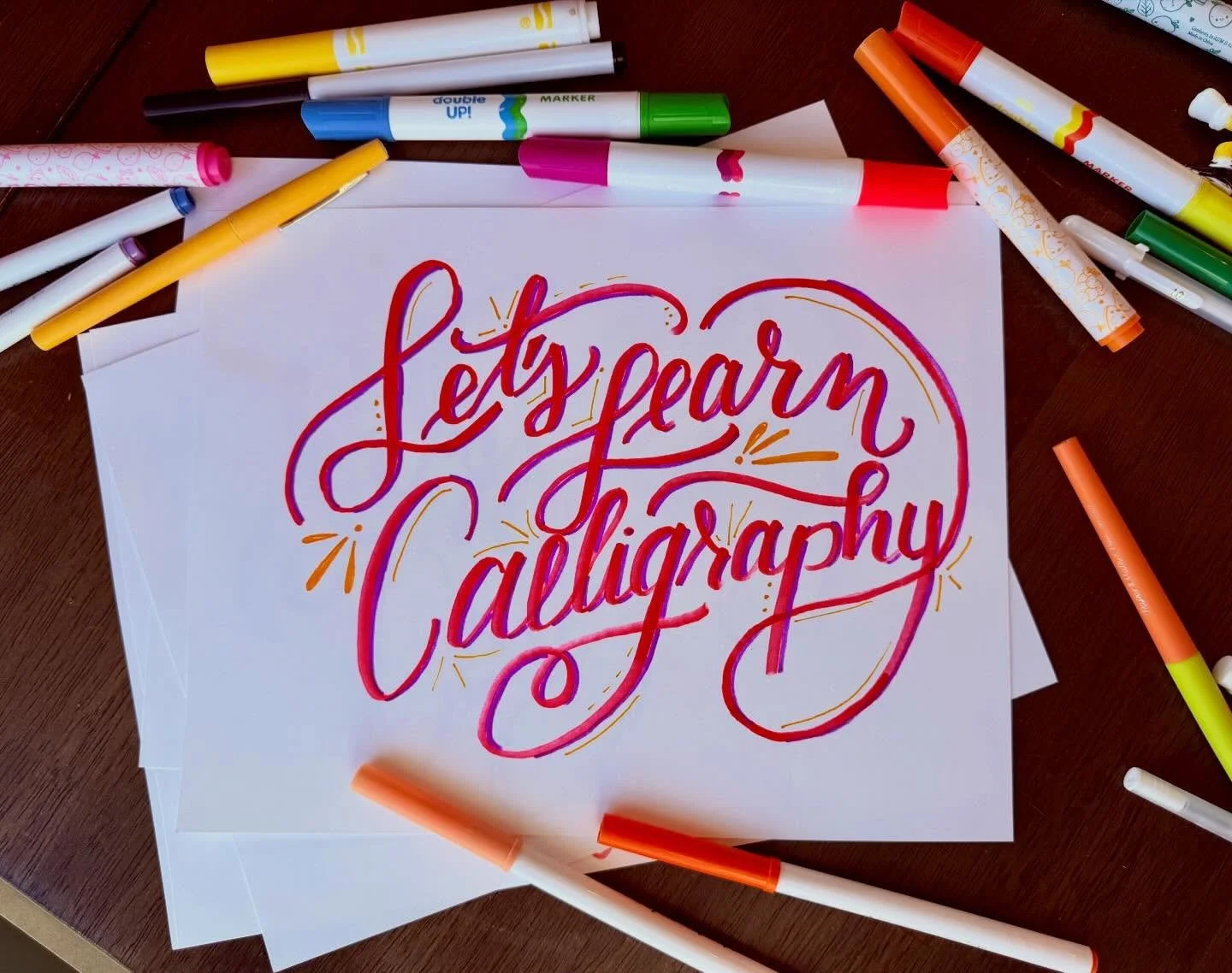 Next @madeingoodco coming up on 3/24 at kiln! Come learn calligraphy with&hellip; crayola markers! Come make a new friends, learn a new skill and make something great! 

Drinks, snacks, and all materials will be provided! Bring a friend or come on yo