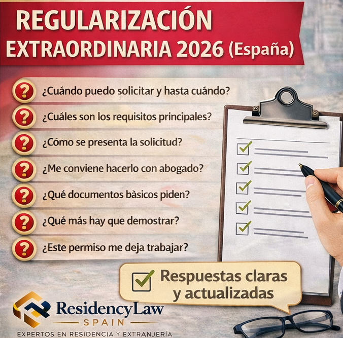 Preguntas frecuentes sobre la regularización extraordinaria arraigo España 2026