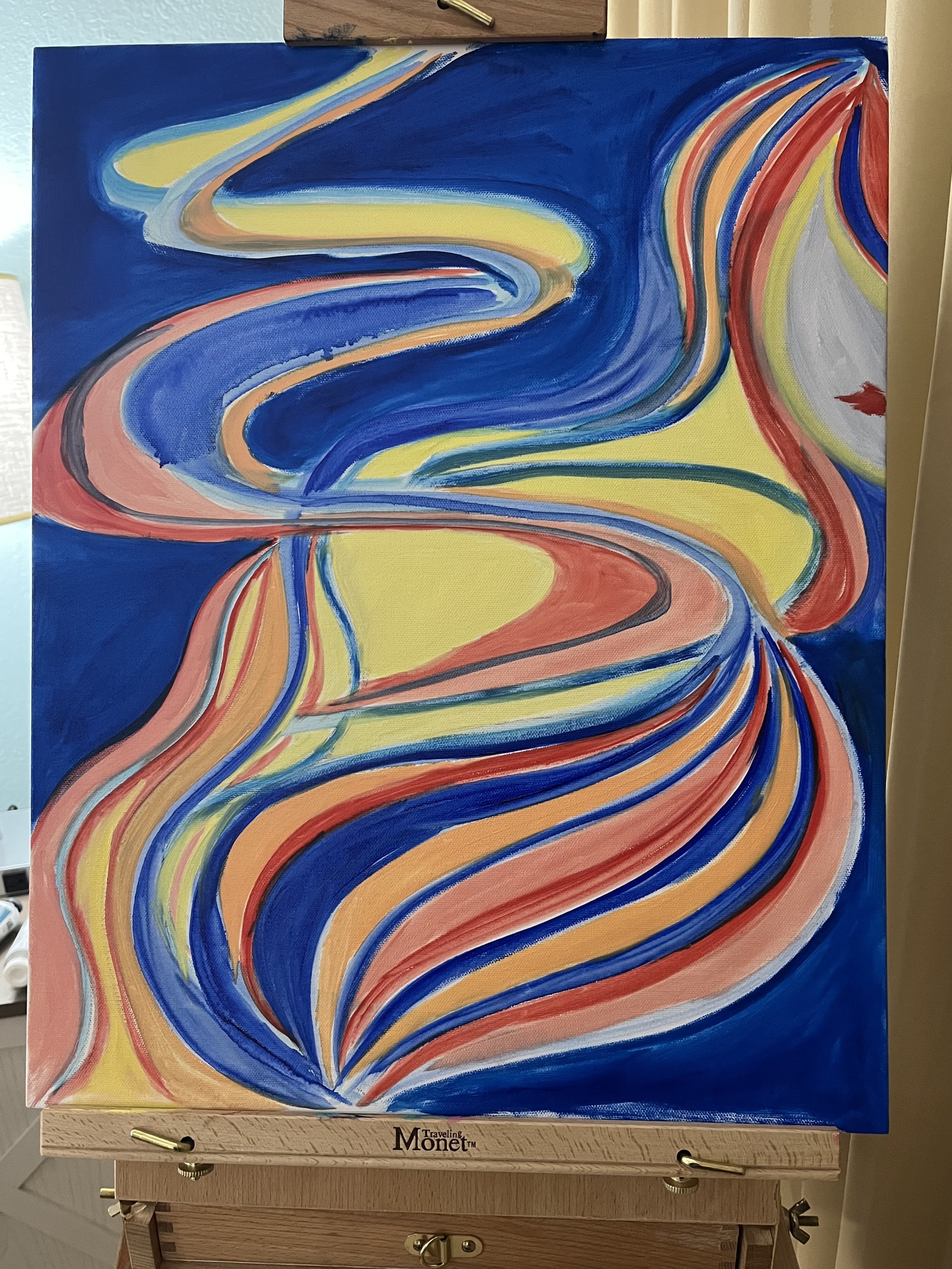 "By the sea" 12"x16" oil on stretched canvas - $180 - RESERVED