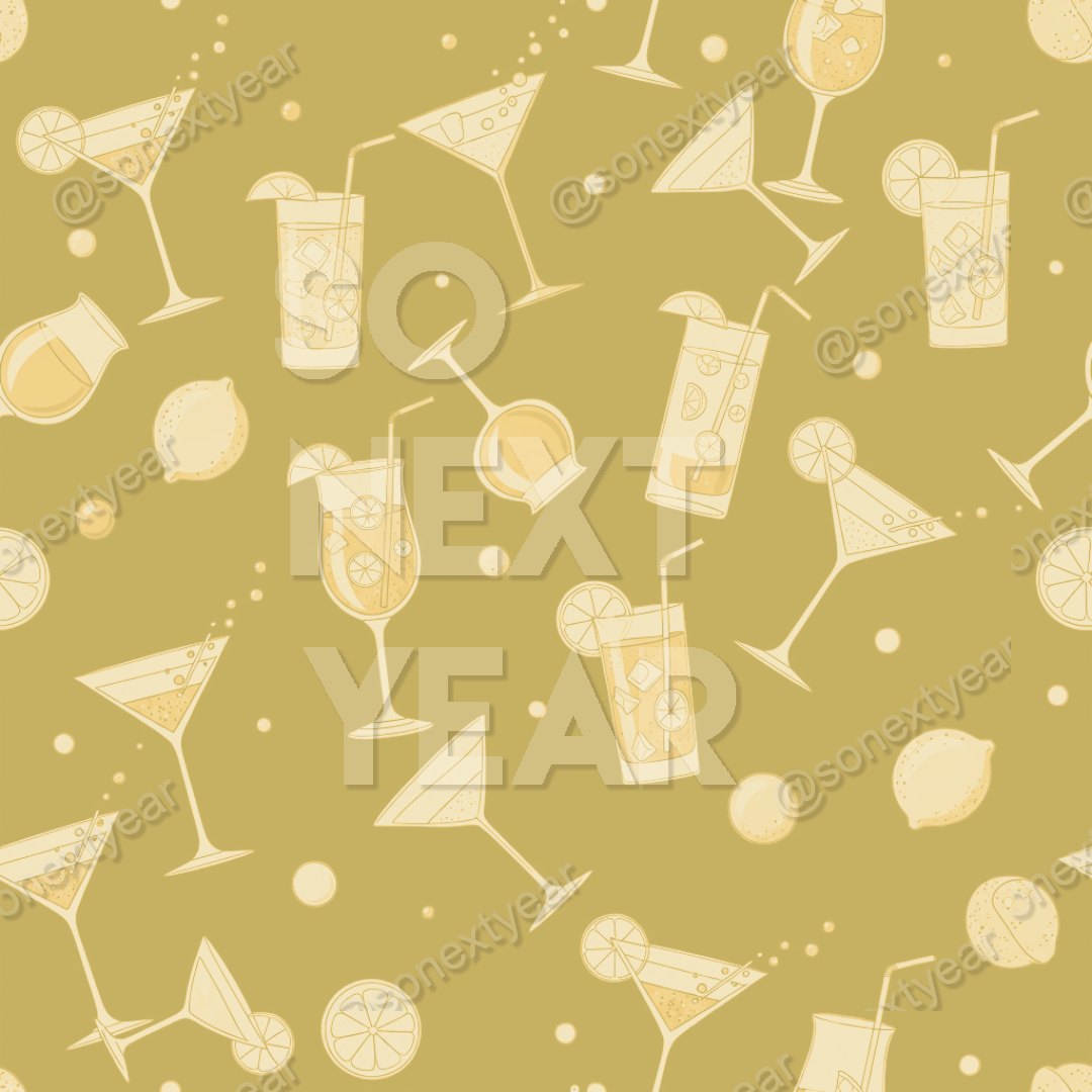 Retro Pop Art, Mid-century Modern, Graphic Glamour, Cocktail Pattern, Martini Print, Barware Motifs, Abstract Bubbles