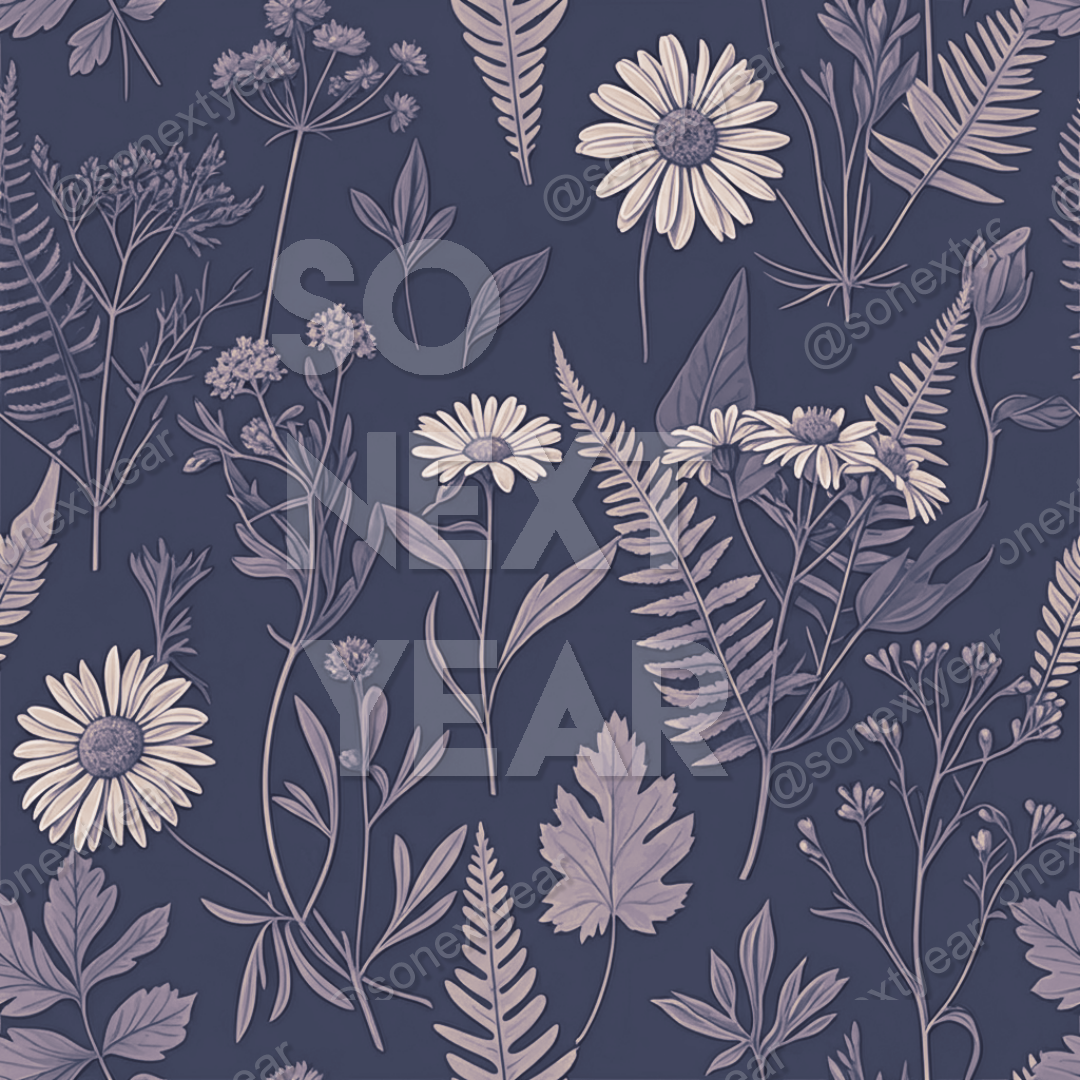 botanical blueprint, precision floral, minimalist flora, luxury fabric, modern wildflowers, lapis lazuli blue, midnight bordeaux, gilded saffron, sunlit citrine, architectural nature, engineered florals, high-end textile, 