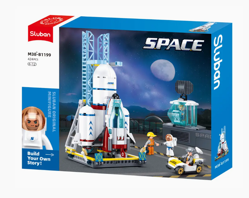 Space Shuttle and Rocket Launch Pad Set - B1199