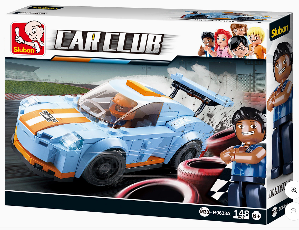 Small Car Building Block Set - B0633A - 148 Pcs